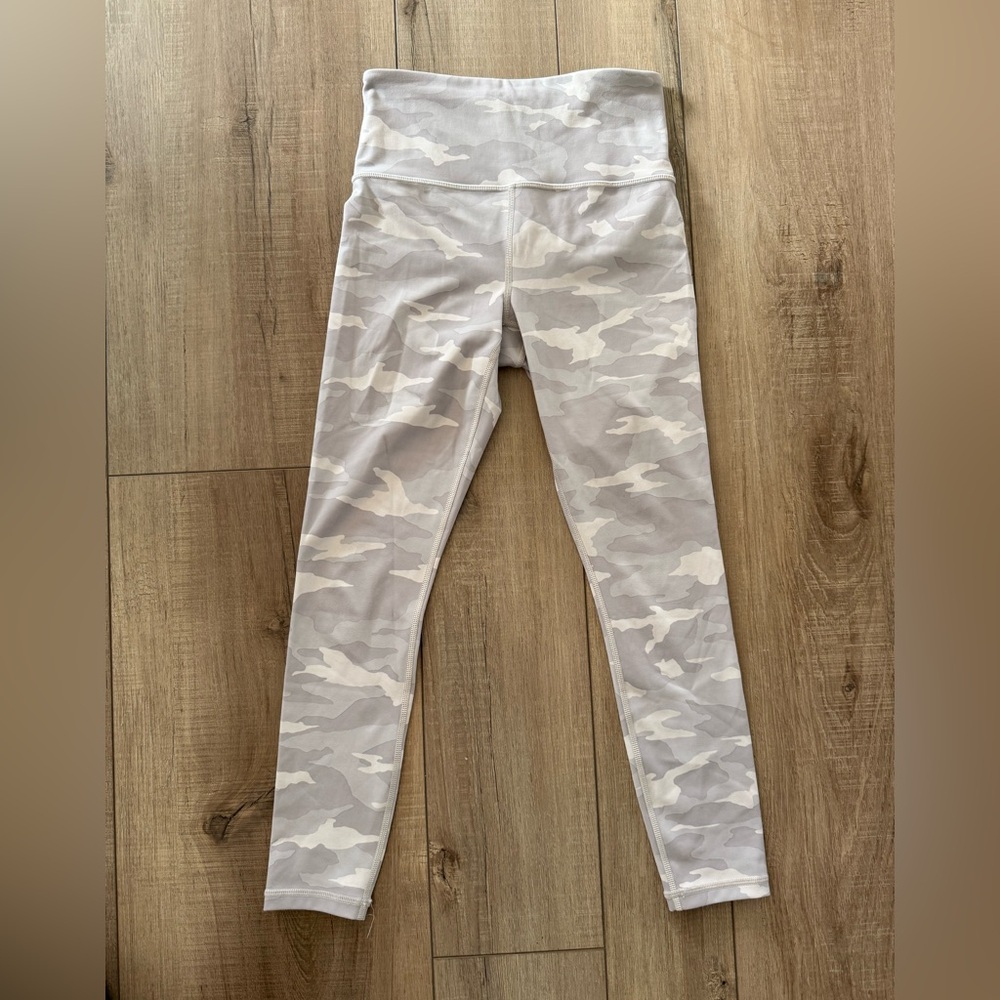 Athleta Gray Camouflage Leggings